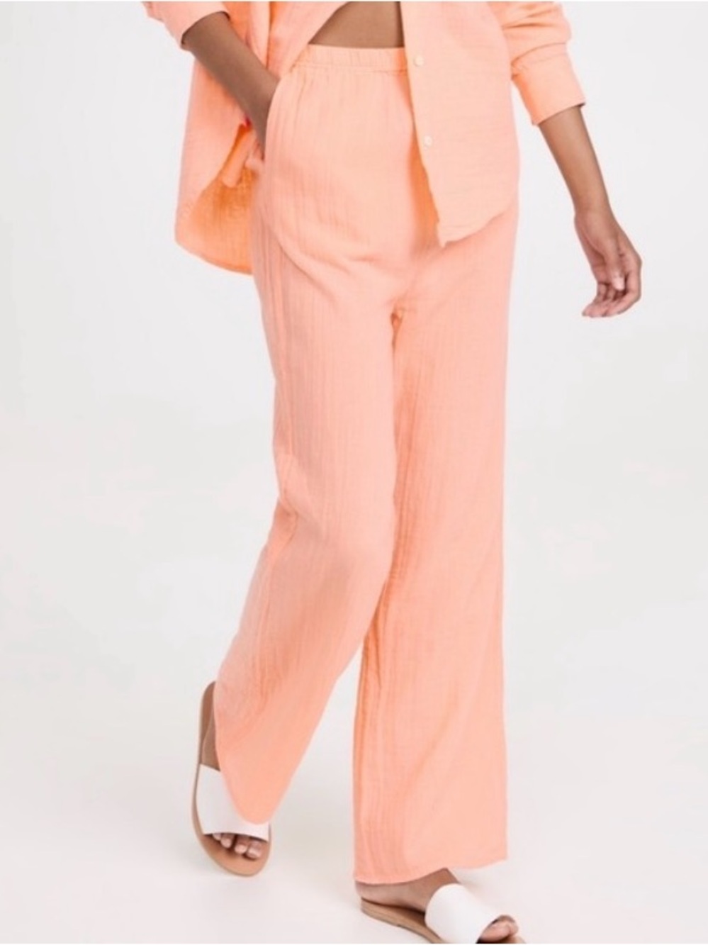 KERRI ROSENTHAL Nicole cotton pull on pants